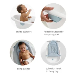 Infant Tubs-Skip Hop Wave 4-in-1 Bath Tub