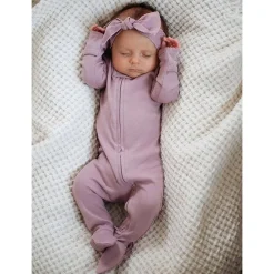 Onesies|Sleepers-L'oved Baby 2-Way Zipper Footie