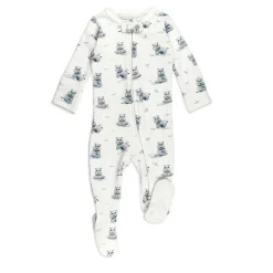 Onesies|Sleepers-L'oved Baby 2-Way Zipper Footie (Baby Animals)