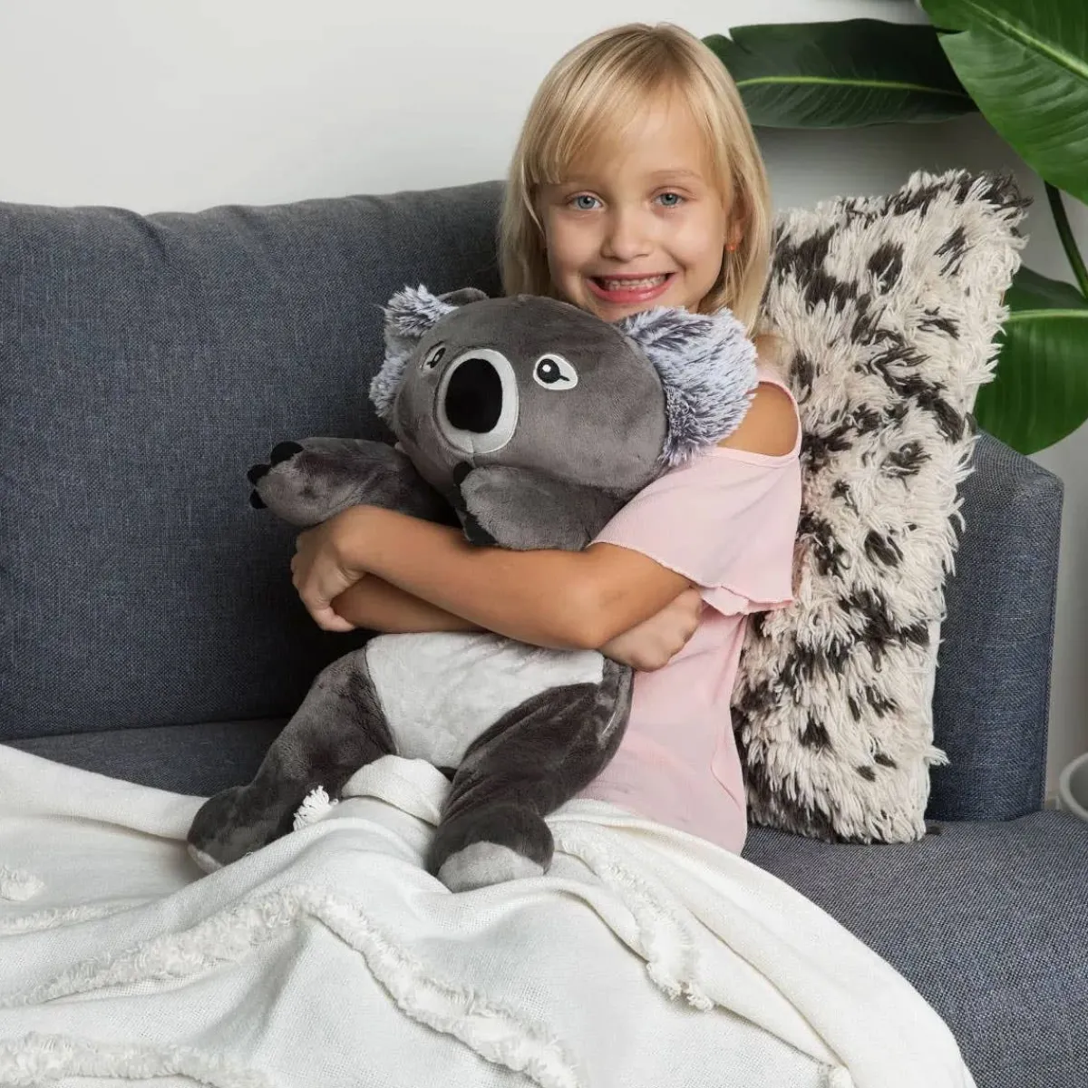 Plush Animals-Hugimals Weighted Stuffed Animal