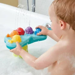 Bath Toys-Hape Whale Music Fountain