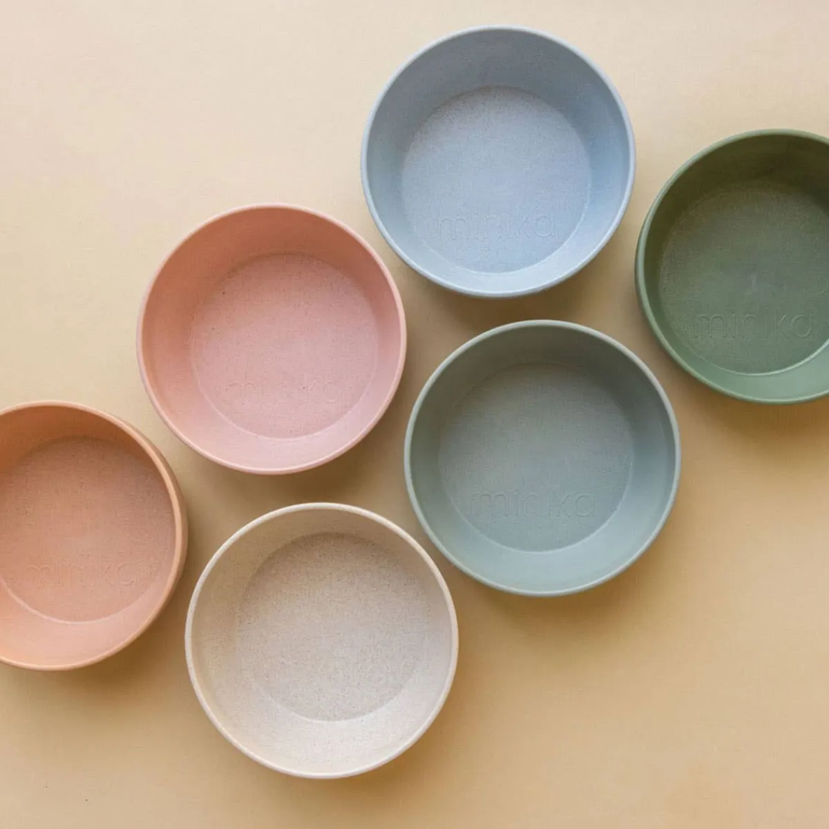 Kids Plates + Bowls-Minika Wheat Straw Bowl