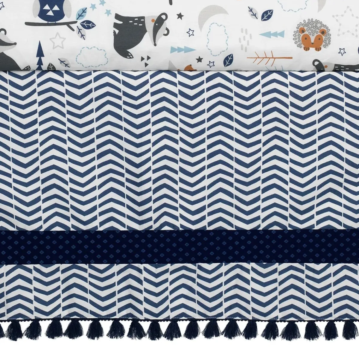 Crib Bedding Sets-Lambs & Ivy Whimsical Woods 3 Piece Crib Set