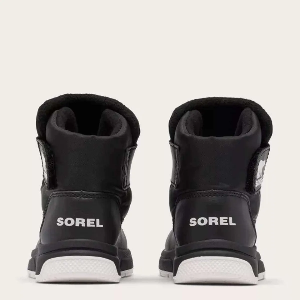 Winter Boots-Sorel Whitney III Strap Mid WP (Toddler) Black