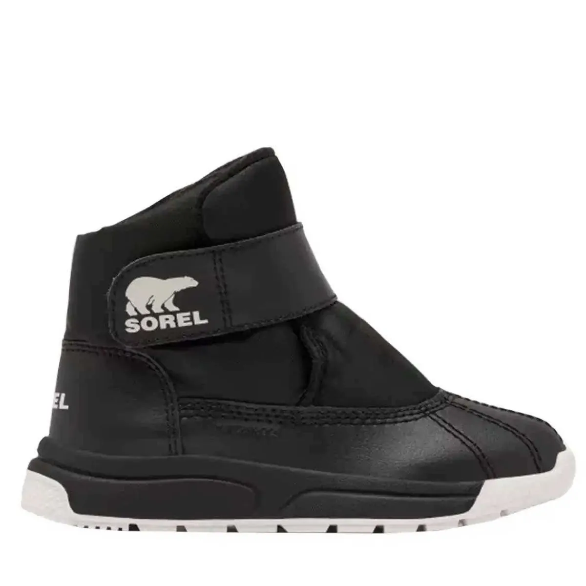 Winter Boots-Sorel Whitney III Strap Mid WP (Toddler) Black