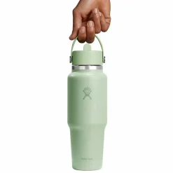 Kids Water Bottles|Sippy Cups + Straw Cups-Hydro Flask Wide Mouth Flex Straw Travel Bottle (32 oz)