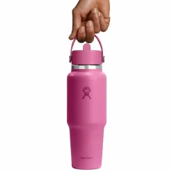 Kids Water Bottles|Sippy Cups + Straw Cups-Hydro Flask Wide Mouth Flex Straw Travel Bottle (32 oz)
