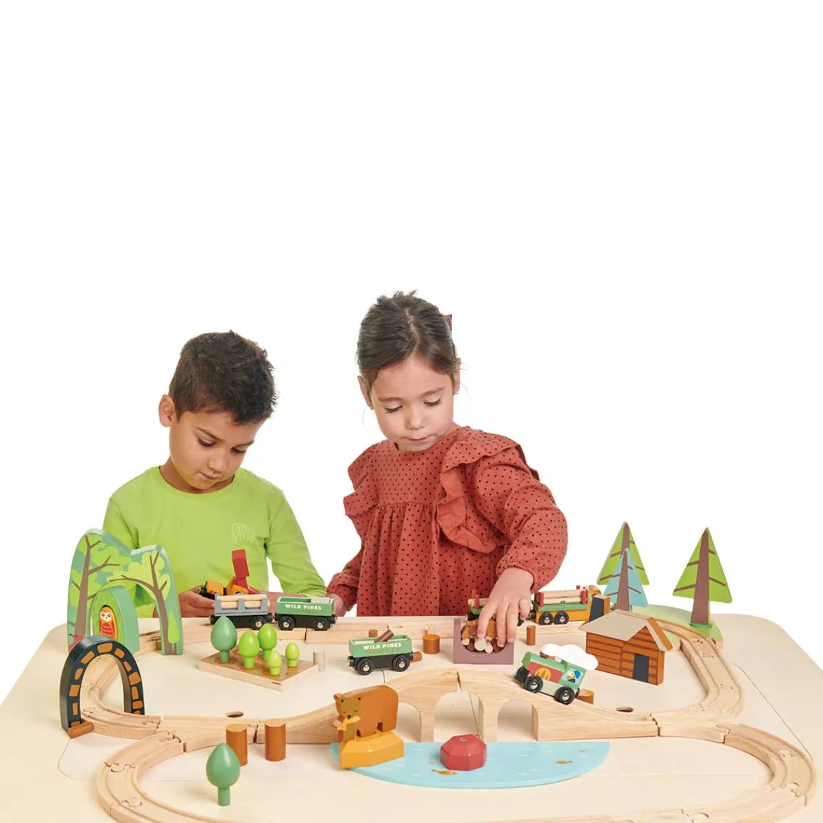 Cars + Trucks|Pretend Play-Tender Leaf Toys Wild Pines Train Set