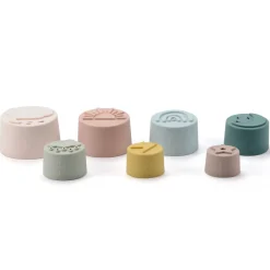 Stack + Nest Toys|Bath Toys-LouLou Lollipop Wild Stacking Cup Set