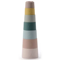 Stack + Nest Toys|Bath Toys-LouLou Lollipop Wild Stacking Cup Set