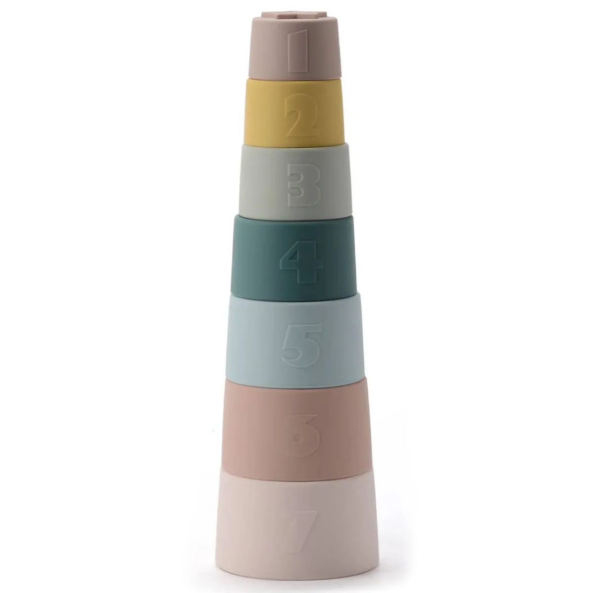 Stack + Nest Toys|Bath Toys-LouLou Lollipop Wild Stacking Cup Set