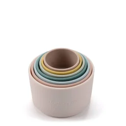 Stack + Nest Toys|Bath Toys-LouLou Lollipop Wild Stacking Cup Set