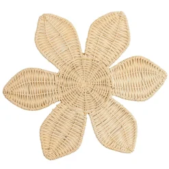 Wall Decor-Lil North Co. Wildflower Rattan Wall Décor (Large)