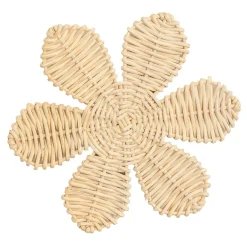 Wall Decor-Lil North Co. Wildflower Rattan Wall Décor (Small)