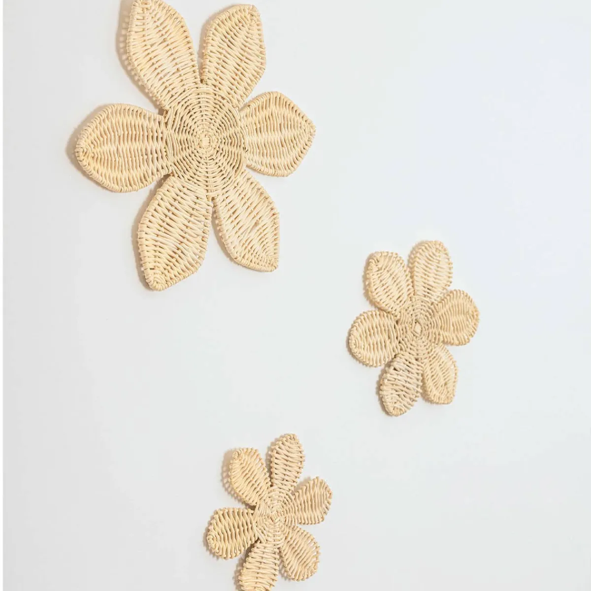 Wall Decor-Lil North Co. Wildflower Rattan Wall Décor (Small)