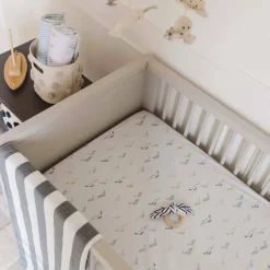 Crib Fitted Sheets-Pehr Wildlings Crib Sheet