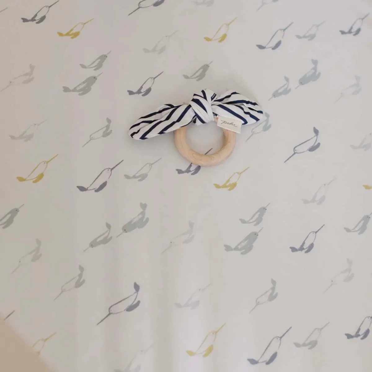 Crib Fitted Sheets-Pehr Wildlings Crib Sheet