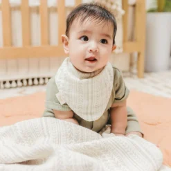 Bibs + Burps-Crane Baby Willow Bib Set (3 Pack)