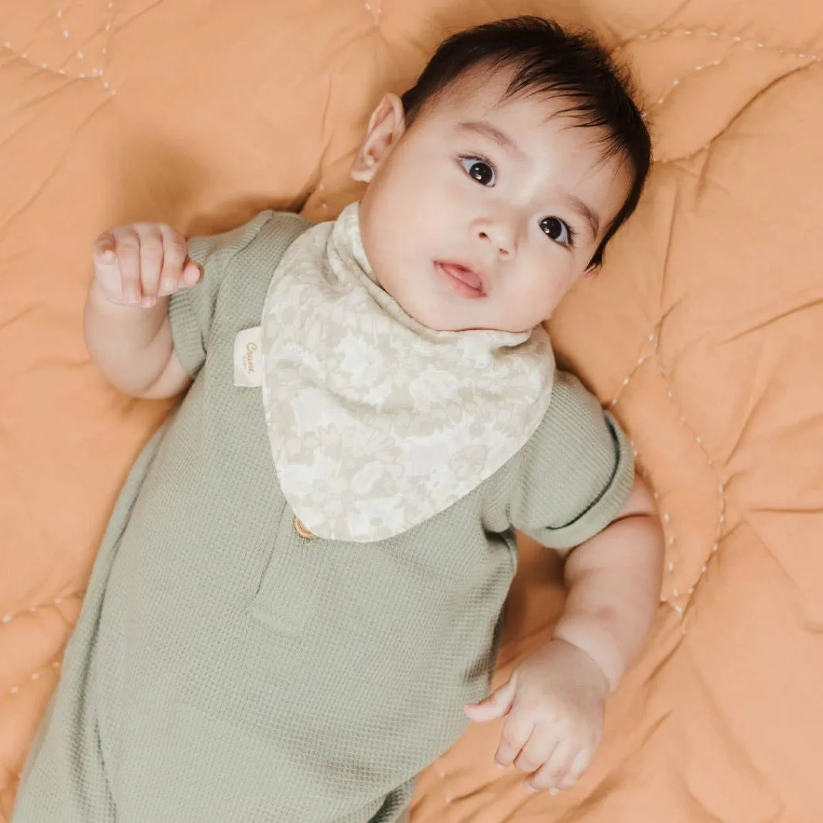 Bibs + Burps-Crane Baby Willow Bib Set (3 Pack)