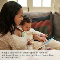 Breast Pumps + Accessories-Willow Go Pump Diaphragms (2 Pack)