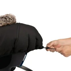 Car Seat Accessories-Petit Coulou Winter Car Seat Cover (Sherpa Jasper)