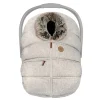 Car Seat Accessories-Petit Coulou Winter Car Seat Cover (Wool Selenite)
