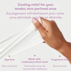 Post-Partum Underwear + Pads|Perineal Care-Frida Mom Witch Hazel Perineal Cooling Pad Liners (24 Pack)