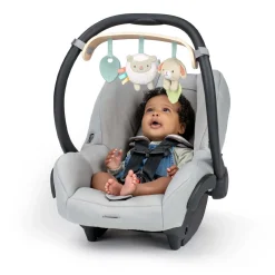 Stroller Toys-Ingenuity Wonder & Wood Carrier Toy Bar