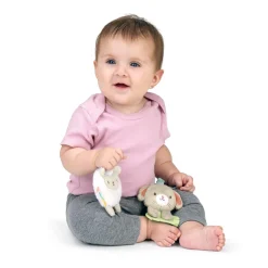 Stroller Toys-Ingenuity Wonder & Wood Carrier Toy Bar