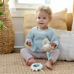 Stroller Toys-Ingenuity Wonder & Wood Carrier Toy Bar