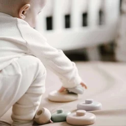Wooden Toys|Stack + Nest Toys-Nouka Wood & Silicone Stacker