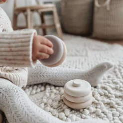 Wooden Toys|Stack + Nest Toys-Nouka Wood & Silicone Stacker