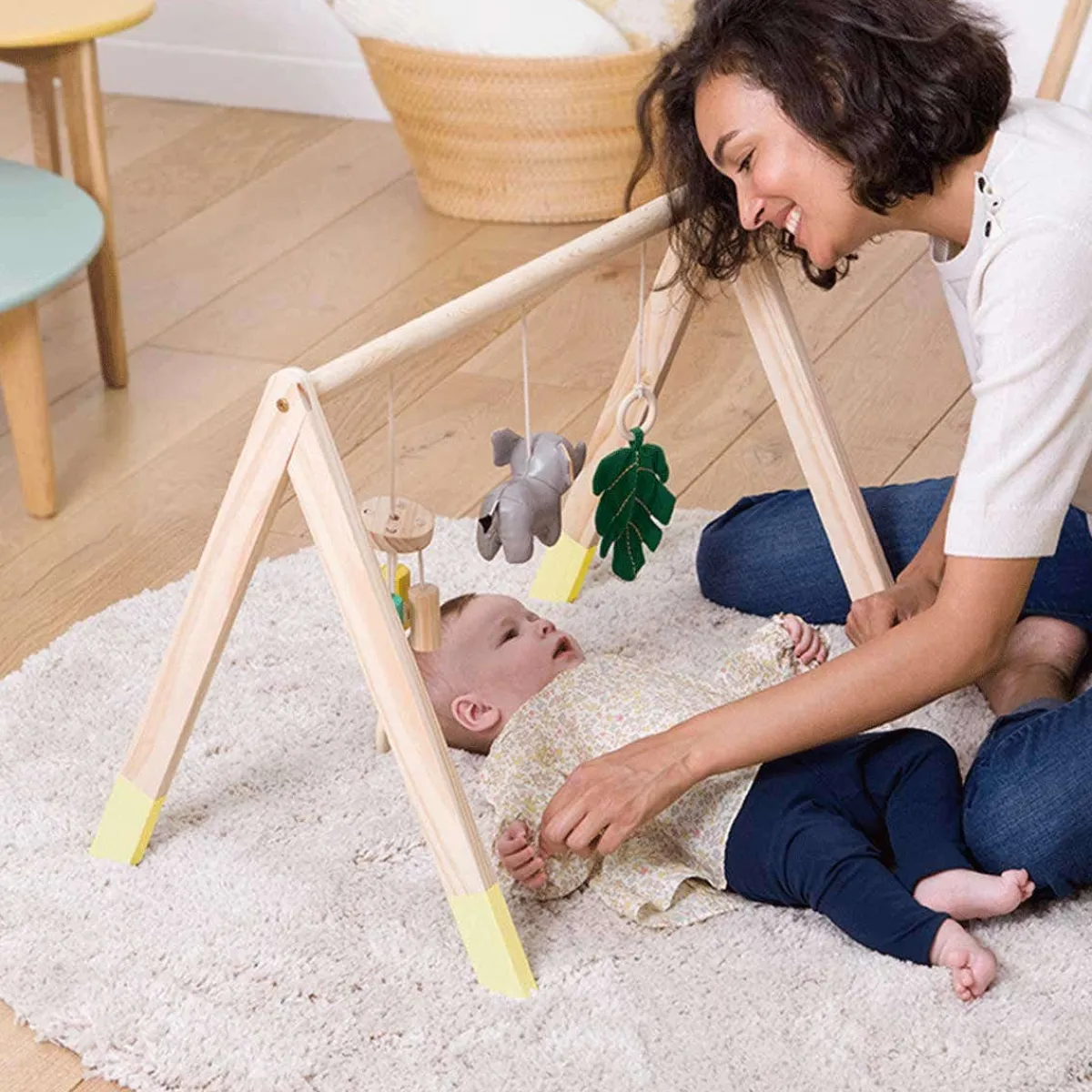 Wooden Toys|Activity Gyms-Little Big Friends Wooden Activity Gym