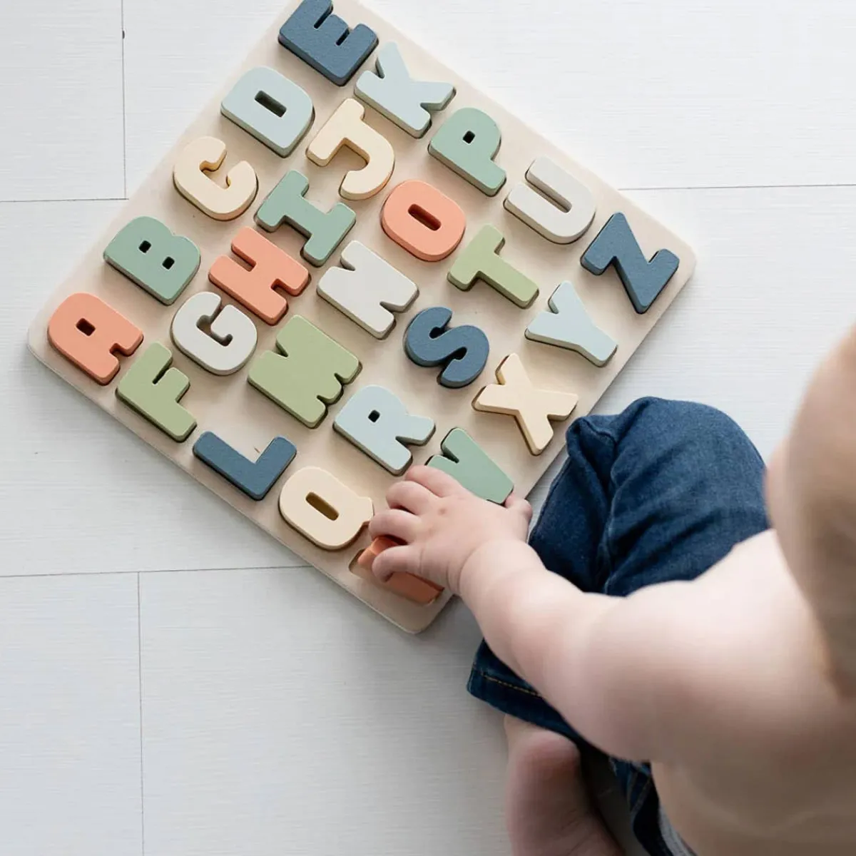 Puzzles|Wooden Toys-Pearhead Wooden Alphabet Puzzle