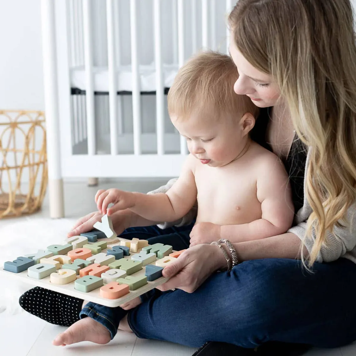 Puzzles|Wooden Toys-Pearhead Wooden Alphabet Puzzle