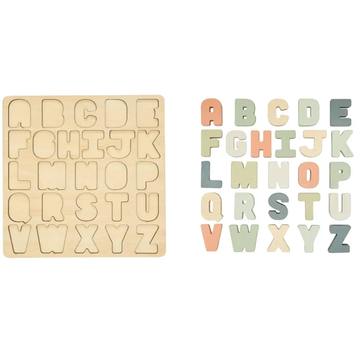 Puzzles|Wooden Toys-Pearhead Wooden Alphabet Puzzle