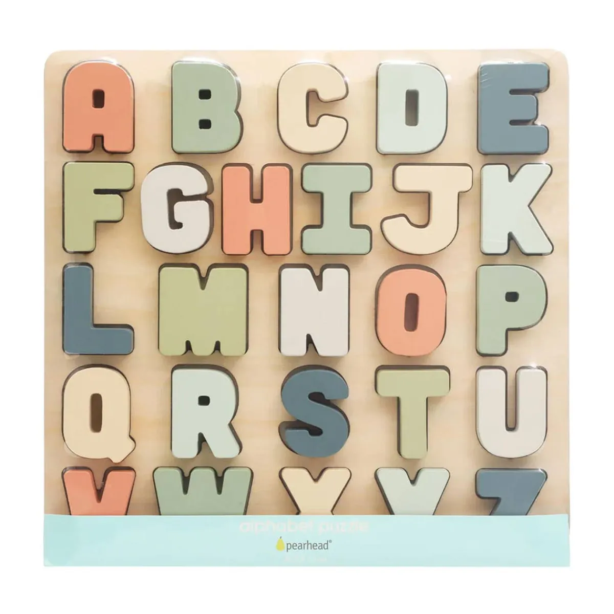 Puzzles|Wooden Toys-Pearhead Wooden Alphabet Puzzle