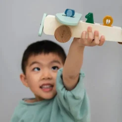 Cars + Trucks|Wooden Toys-Trixie Wooden Animal Airplane