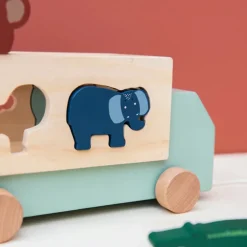Cars + Trucks|Wooden Toys-Trixie Wooden Animal Truck