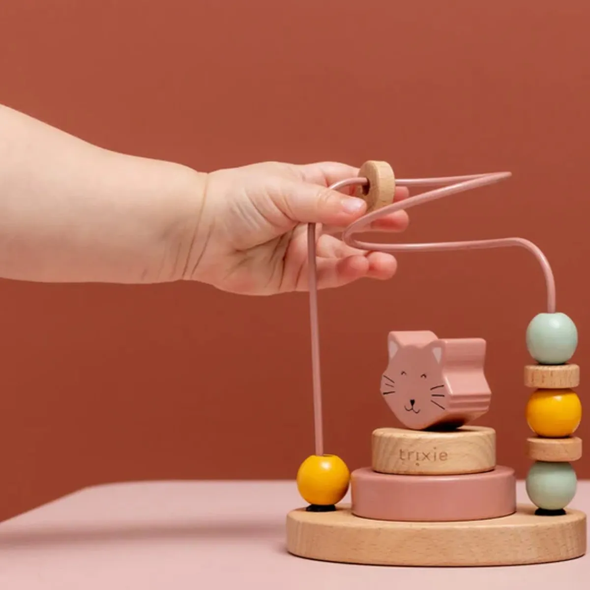 Wooden Toys|Play + Learn Toys-Trixie Wooden Beads Maze