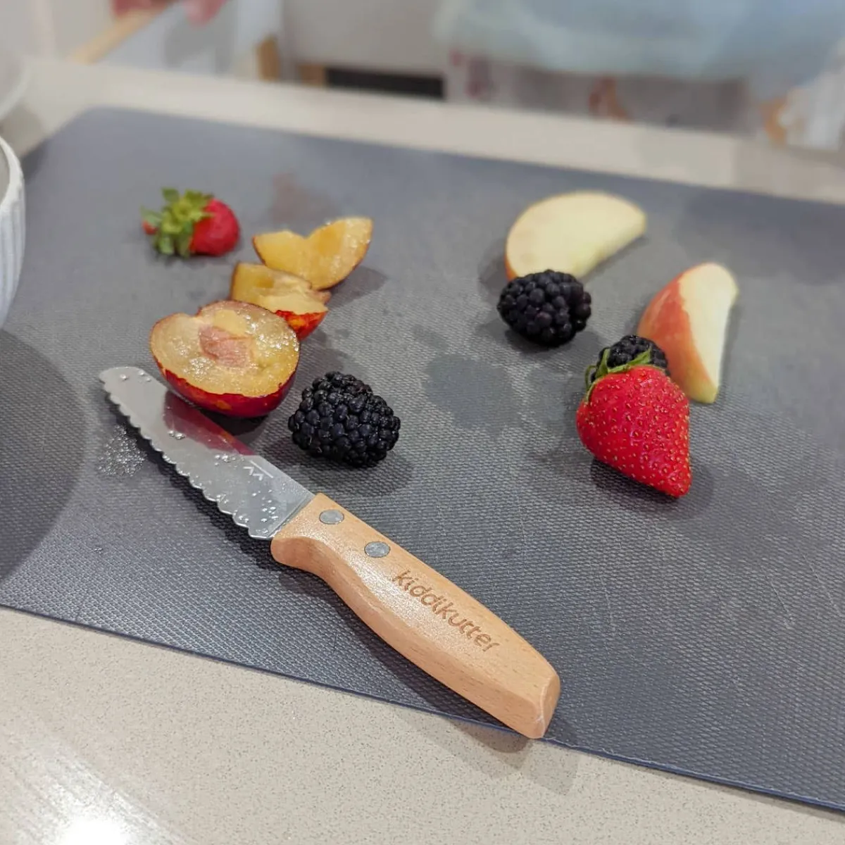 Kids Utensils|Toddler Training Utensils-Kiddikutter Wooden Knife