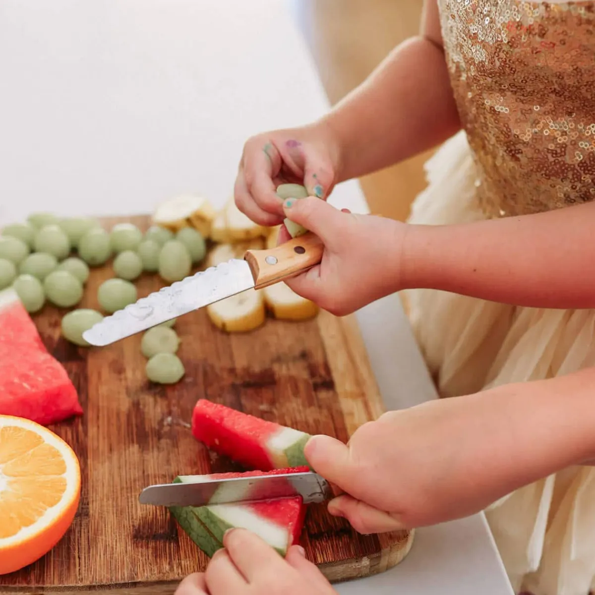 Kids Utensils|Toddler Training Utensils-Kiddikutter Wooden Knife