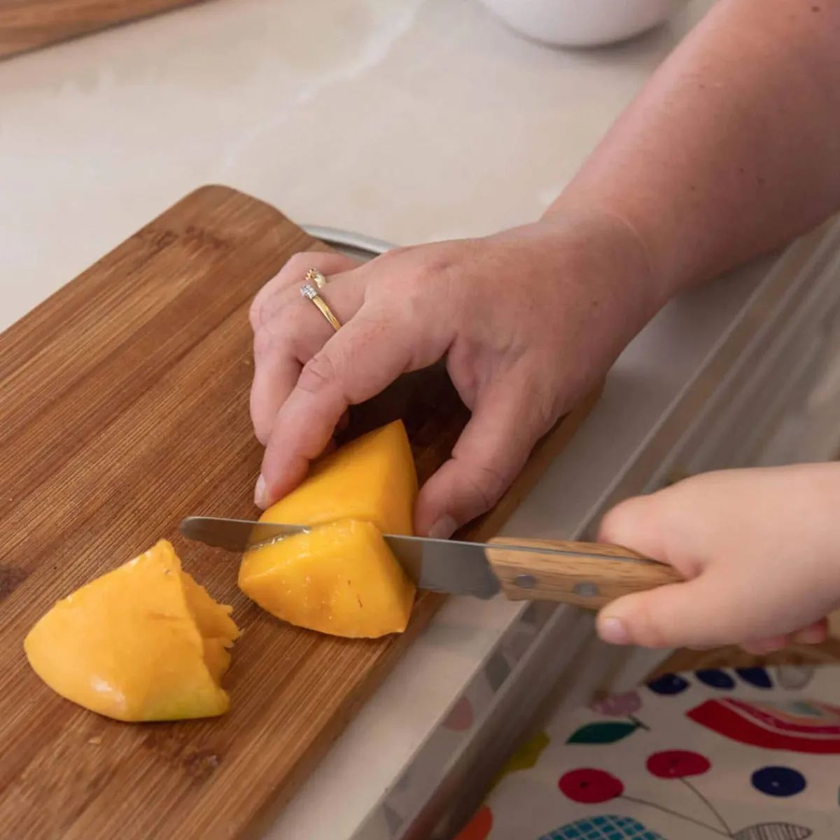 Kids Utensils|Toddler Training Utensils-Kiddikutter Wooden Knife