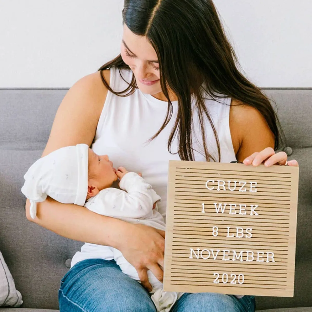 Decorative Objects|Wall Decor-Pearhead Wooden Letter Board
