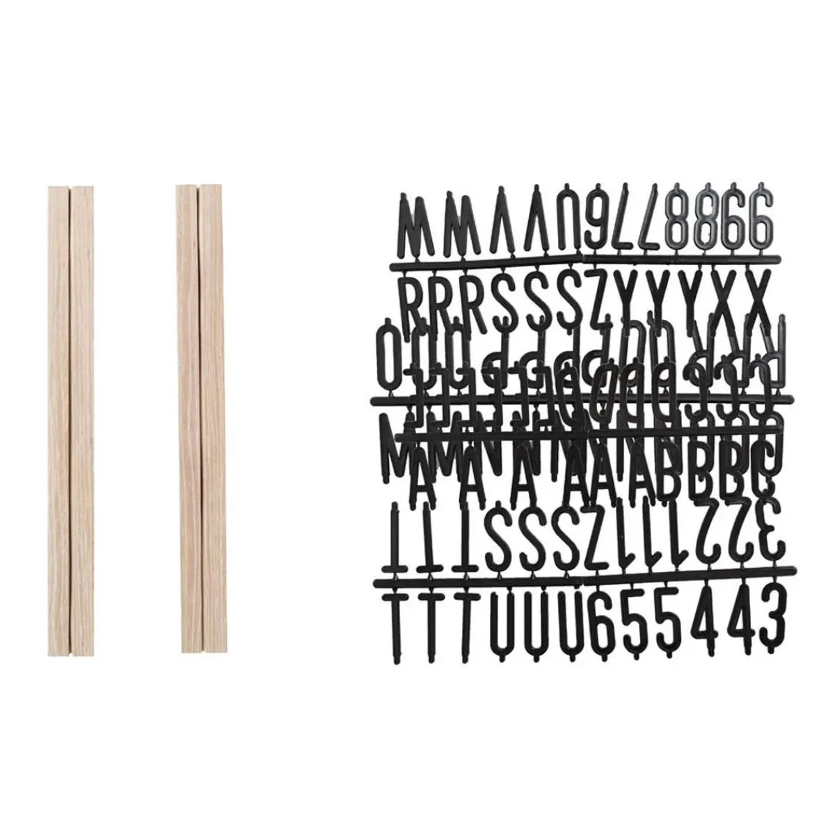 Decorative Objects-Pearhead Wooden Letter Ledge