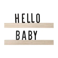 Decorative Objects-Pearhead Wooden Letter Ledge