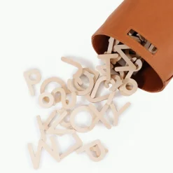 Play + Learn Toys-Gathre Wooden Letters Natural