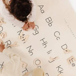 Play + Learn Toys-Gathre Wooden Letters Natural