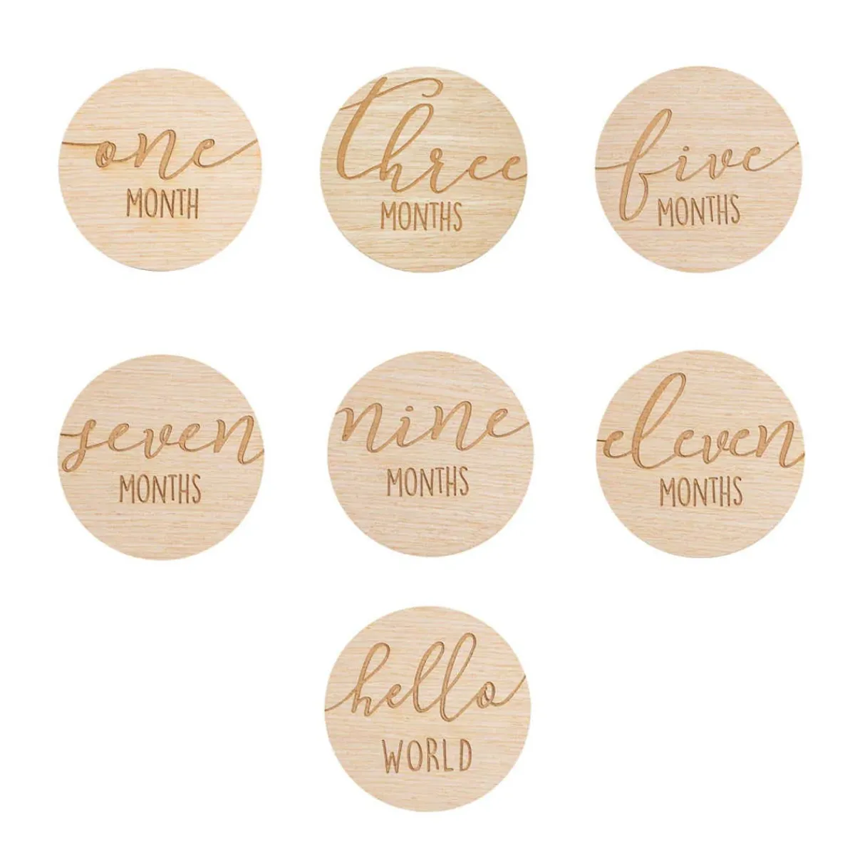 Decorative Objects-Pearhead Wooden Milestone Prop