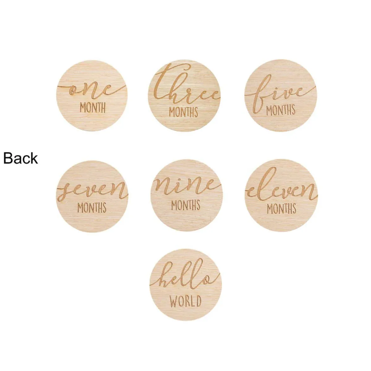 Decorative Objects-Pearhead Wooden Milestone Prop